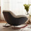 Chaise berçante en bois massif
