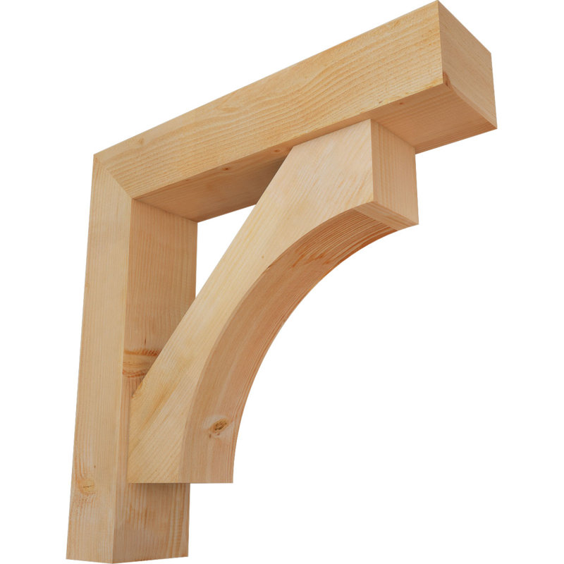 Support Westlake Block avec support décalé, 36 po x 36 po, Sapin Douglas de l 8 po (scié brut)