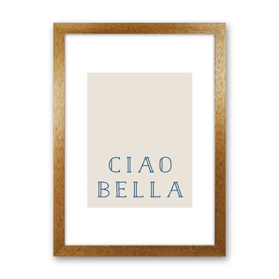 Ciao Bella Blue by Planeta444 - Print