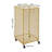 Metal Mesh Rolling Laundry Basket-1175455844
