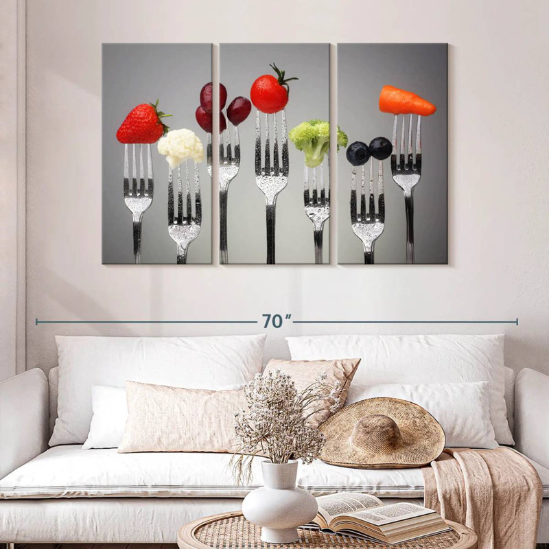 'Healthy Eating, 32" H x 50" W