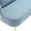Causeuse en tissu Donneta Boucle-385583250