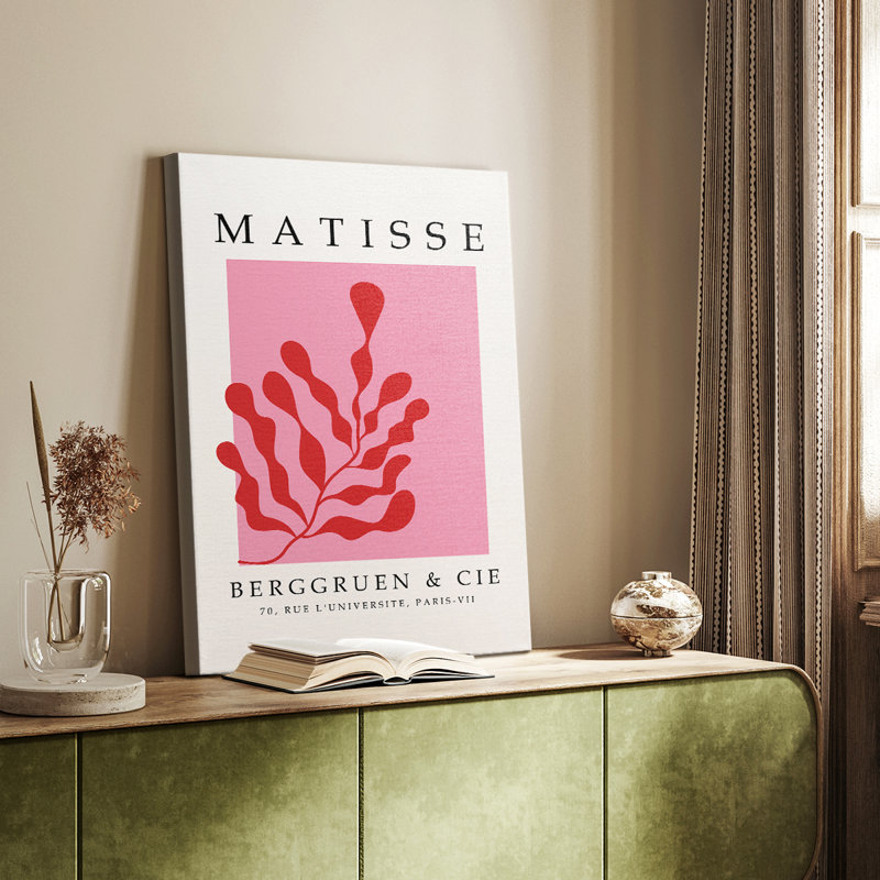 Matisse XLVI, reproduction encadrée - galerie Cavas, H 12 po x l 8 po