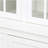 2X 75.25'' Tall Pantry Cabinets And Two Triangle Sided Bookshelves, 105.5'' Wide Retro Style Wall Suit With Glass Doors, For Hallways, Living Room, Office, Studio Or Workspace - White