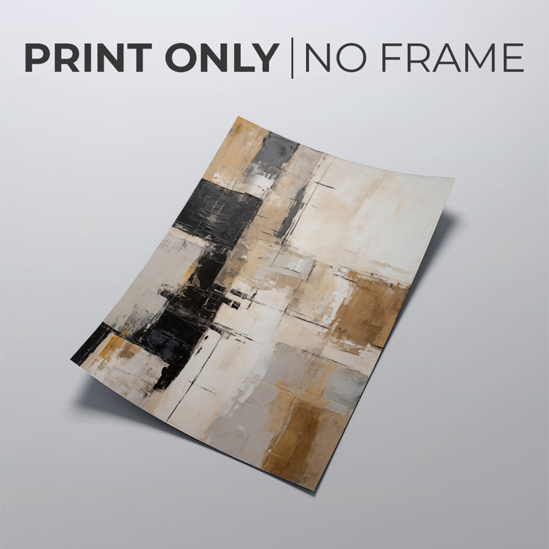 Série ABSTRACT CD - Impression sur toile seulement - NON-CADRE, H 48 po x l 32 po