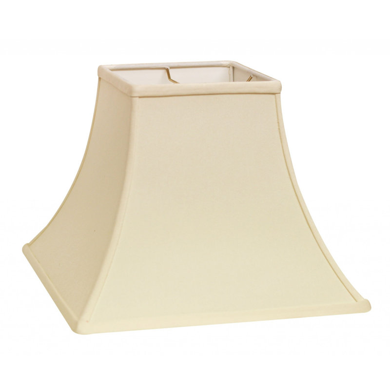 Abat-jour incliné sans cloche Premium, Ivoire ivoire, H 12 po x l 14 po x P 14 po