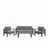 Coussin gris / cadre gris est en rupture de stock