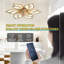 25.5In Ceiling Fan With Lights, Remote Control 3 Color Temperatures,6 Gear Wind Speed Fan Light-33302536