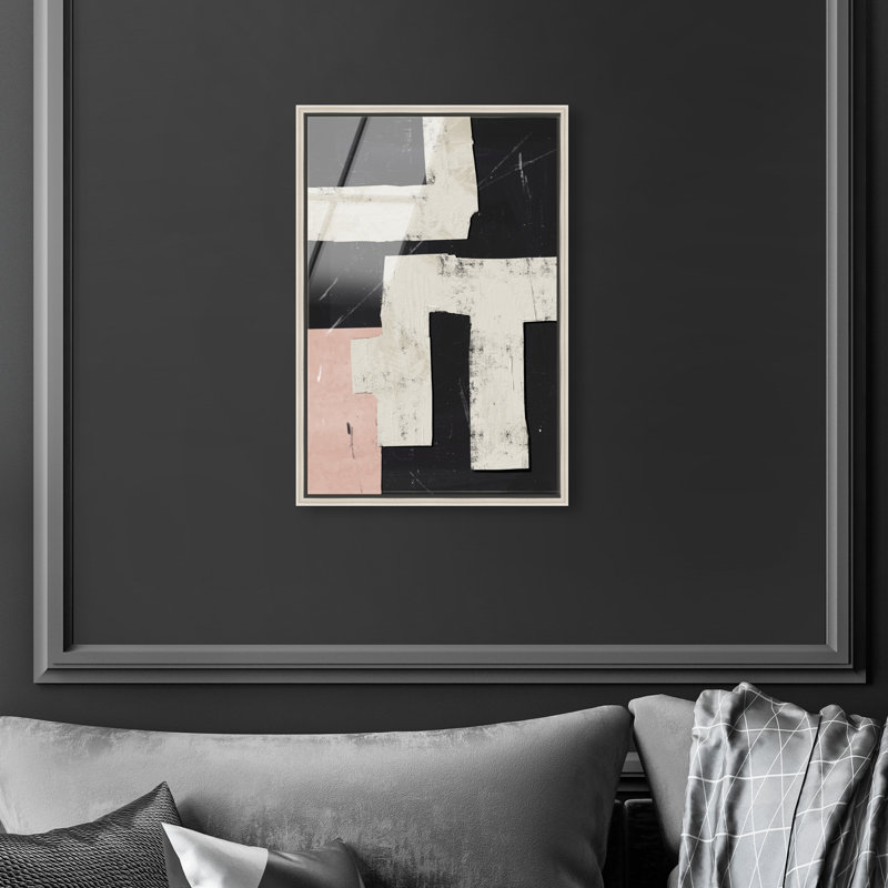 Placed Together Print by Oliver Gal, 11"H x 16"W, Silver Floater Frame