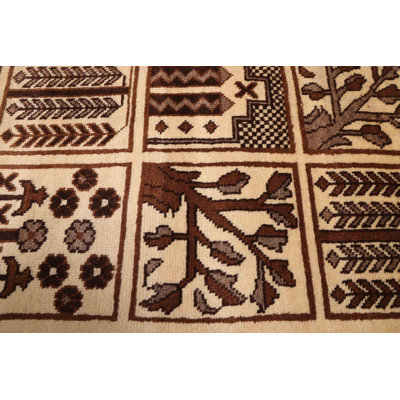 Tapis crème Antalya Vintage 6 pi 4 po x 9 pi 5 po