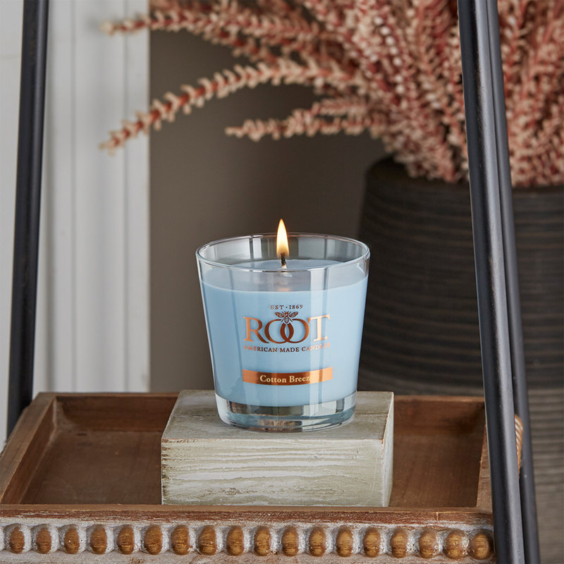 Bougie parfumée en coton, Pot de 6 oz