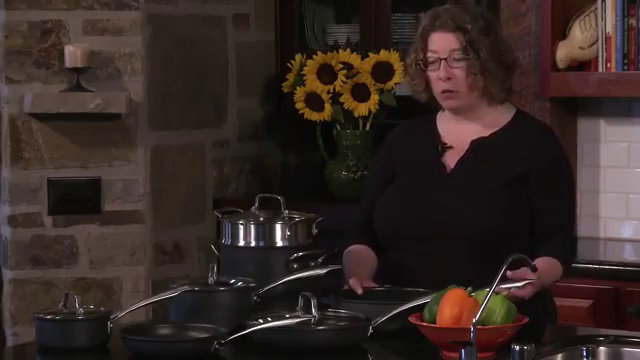 Cuisinart 11-Piece Black Nonstick Aluminum Cookware Set