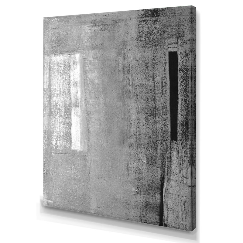 Art moderne gris et bleu II 2PT47789, H 20 po x l 12 po x P 1 po