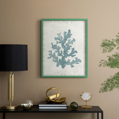 Coral Oasis II Framed Print - Solid Wood