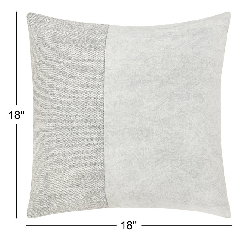 Coussin Janesa, 18 po x 18 po, Housse de coussin seulement - sans coussin
