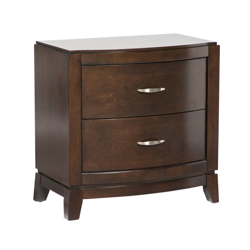 Areford 2 Drawer Nightstand