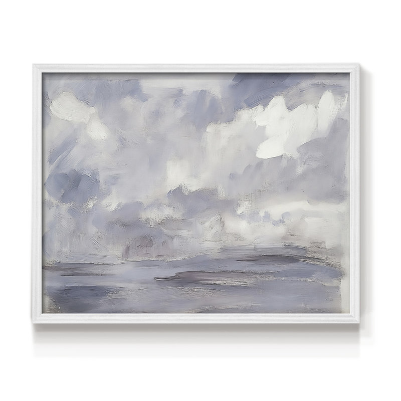 Nautical Series-XXXV -Framed Print - Restickable, H 22 po x l 28 po, Blanc