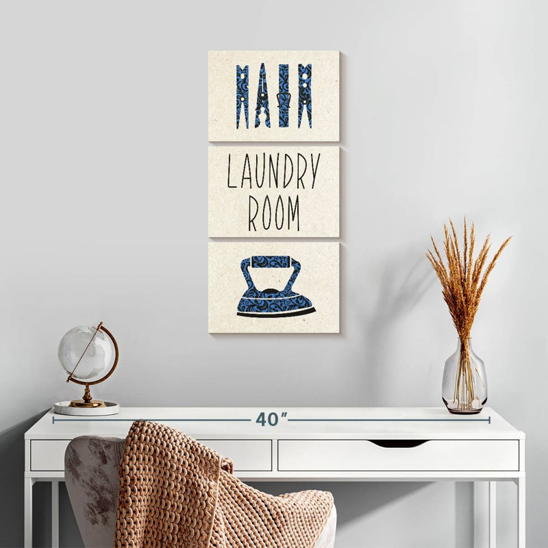 Laundry Poster, 27" H x 12" W