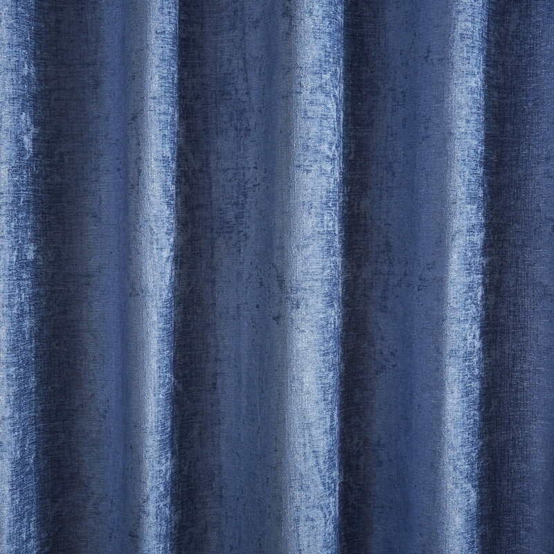 Lauren Ralph Lauren Jenkins Back Tab/Rod Pocket Light Filtering Curtain Panel, Slate Blue, 50" W x 96" L