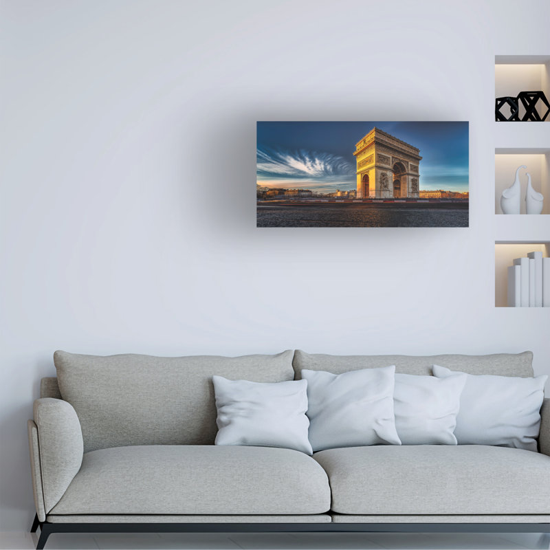 Art sur toile Robbert Ladan, H 10 po x l 19 po