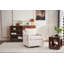 Fauteuil d'appoint pivotant en tissu-16728704