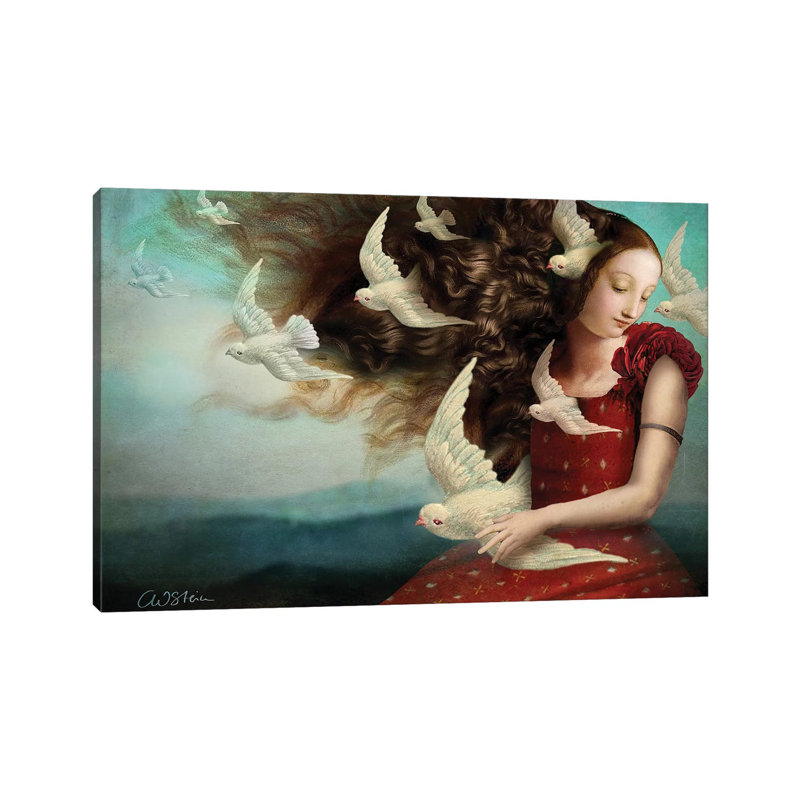 «Memories II» par Catrin Welz-Stein, H 8 po x l 12 po x P 0,75 po, Toile tendue