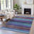 Machine Washable Indoor/Outdoor Xhevrie Blue Rug-112168743