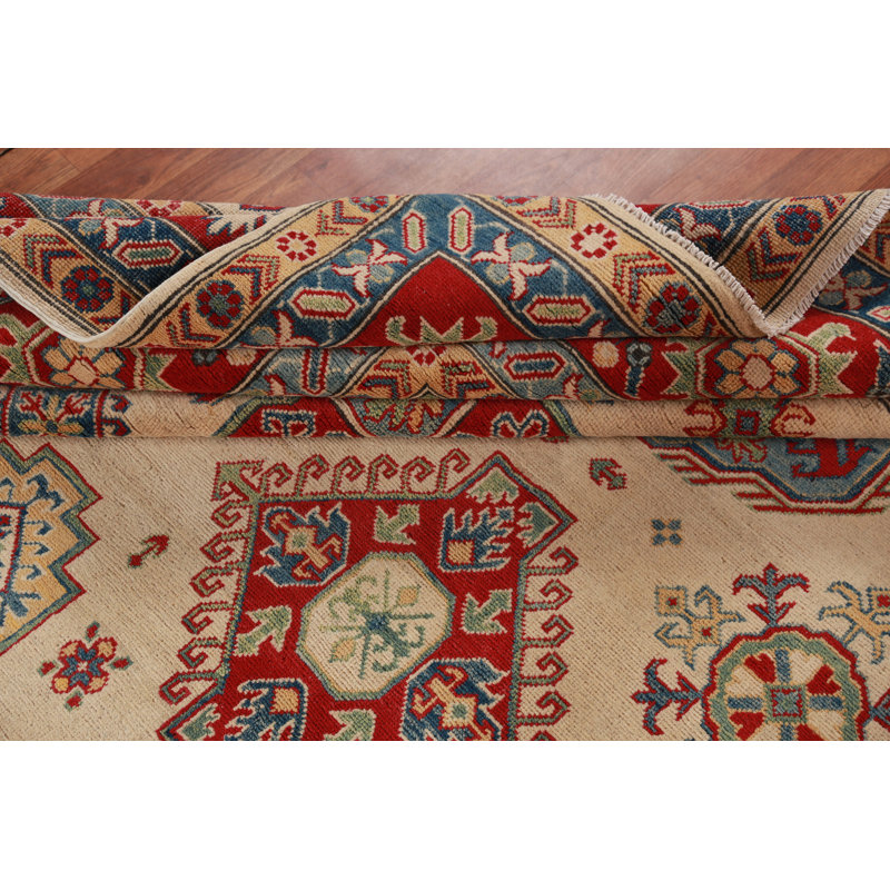 Vegetable Dye Kazak Oriental Area Rug
