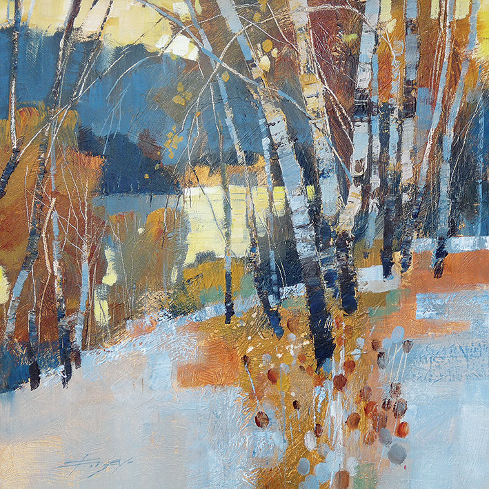 Chris Forsey - Wrapped Canvas Painting, 40cm H x 40cm W x 3.8cm D