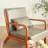 Ihar Faux Leather Accent Chair-1181930615
