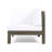Wood Arm Chair In Stunning White, 30.62 In. Depth, Width, 26.92 Height Pure