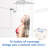 12" Shower Head With Adjustable Arm - Stainless Steel, Air-in Technology, Bathroom Luxury 12 Inch Rain Scaling, Easy Installation, Wall Mounted