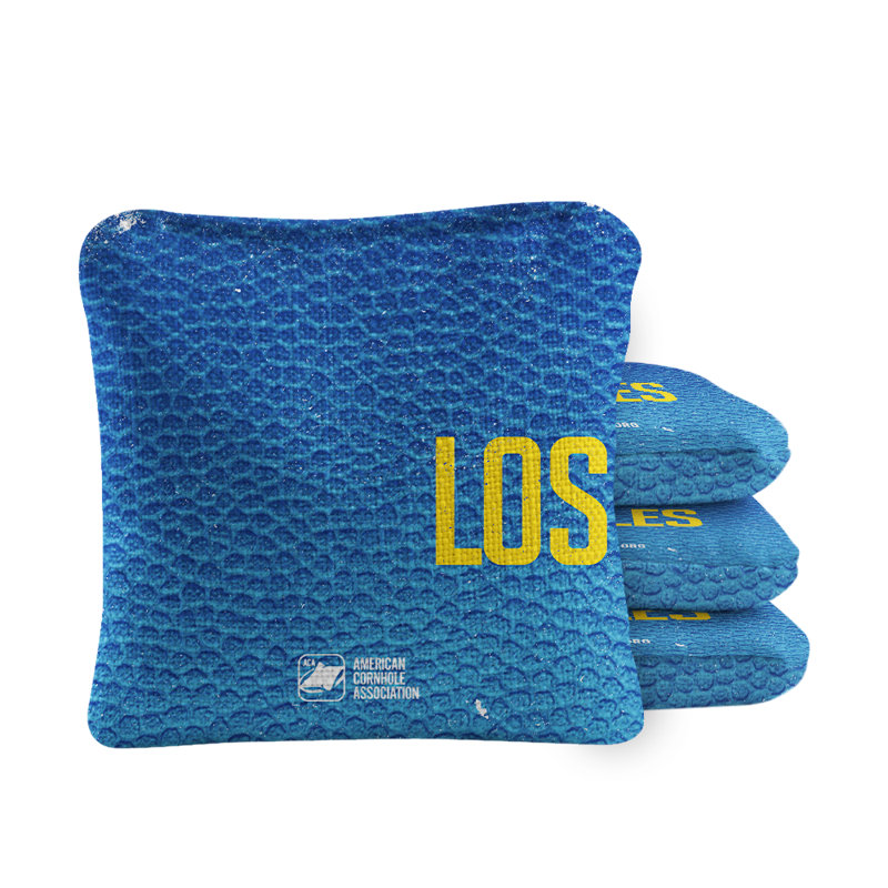 Sac de cornhole Los Angeles, Bleu