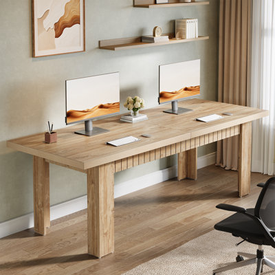 79 Inch Desk for 2 People, Extra Long Computer Desk