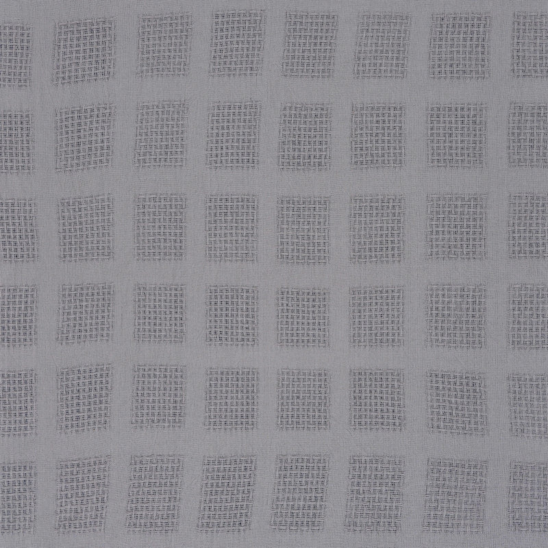  Jeté en coton Waffle Weave, Gris