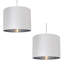 Feliscia Fabric Semi Flush Mount-1324366890