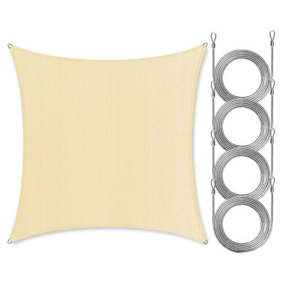 Royal Shade Rectangle Pro Ring Shade Sail With Rope