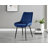 Drea Solid Wood Walnut Effect Dining Table With 6 Simsbury Luxury Velvet Upholstered Dining Chairs-1626796052