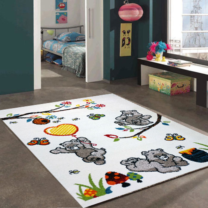 Tapis pour chambre de bébé Antoinette, Rectangle 5 pi 3 po x 7 pi 3 po