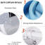 Doublure de rideau de douche imperméable Creative avec crochets