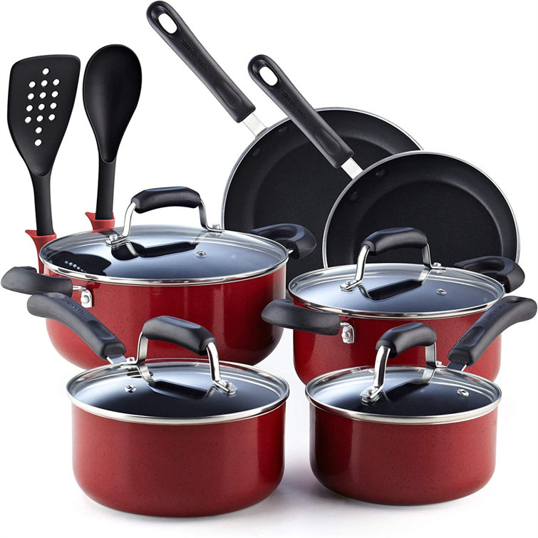 YITAHOME 12 - Piece Non-Stick Aluminum Cookware Set