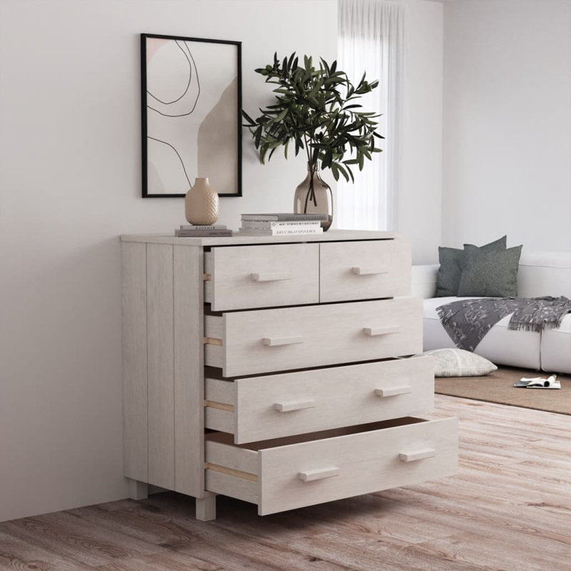 Buffet-bar Hamar avec tiroirs HAMAR, Blanc