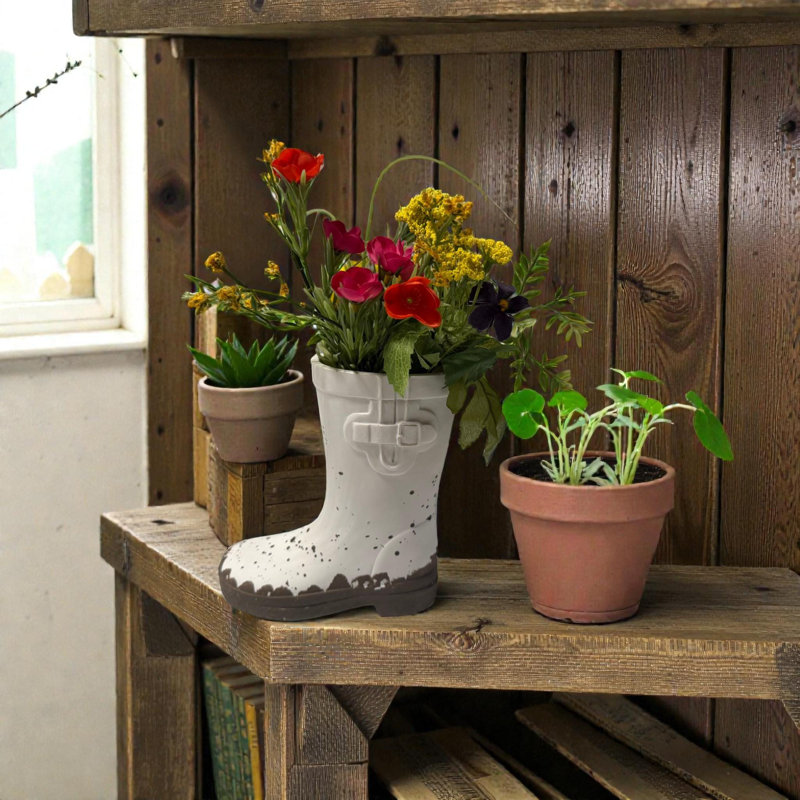 White Resin Rainboot