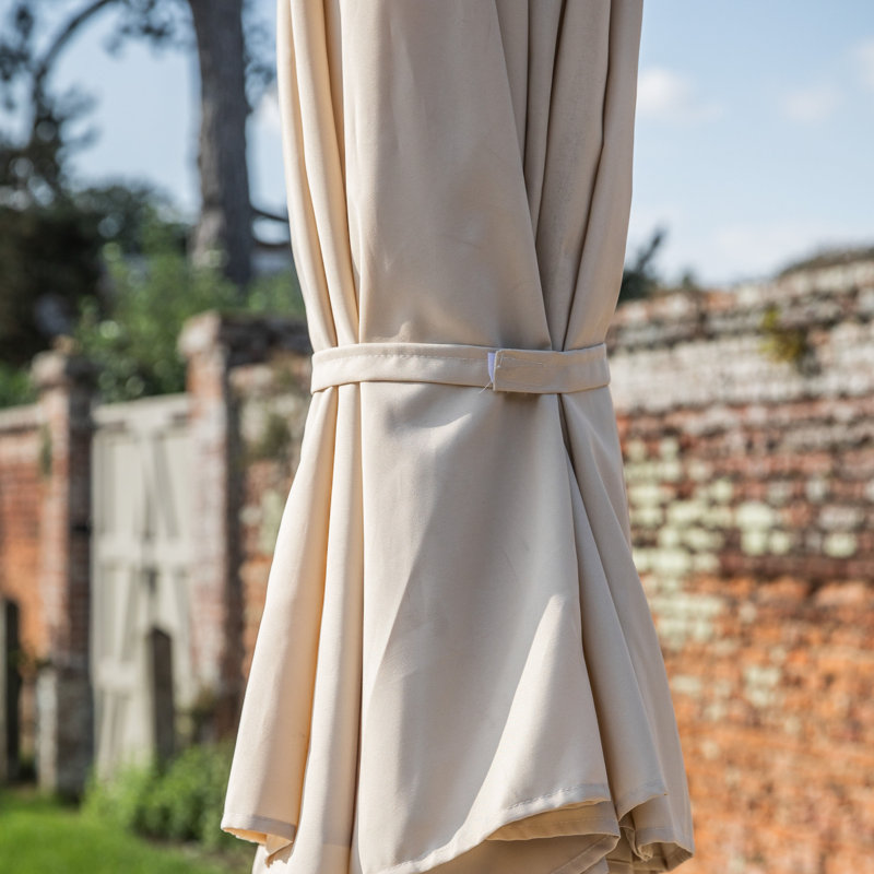 Antonion 293cm X 200cm Rectangular Cantilever Parasol, Cream