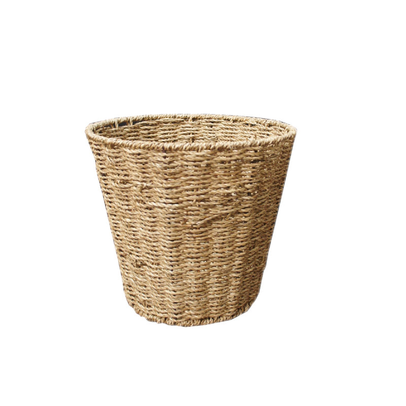 Wicker Open Waste Bin