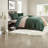 Modern Bedding Sets, 3 Piece Polyester Corduroy Full Queen for Home