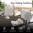 5 Pieces Patio Dining Set, Set Of 4 Patio Stackable Dining Chairs And Outdoor Metal Round Table-660620770-660620769-660620768