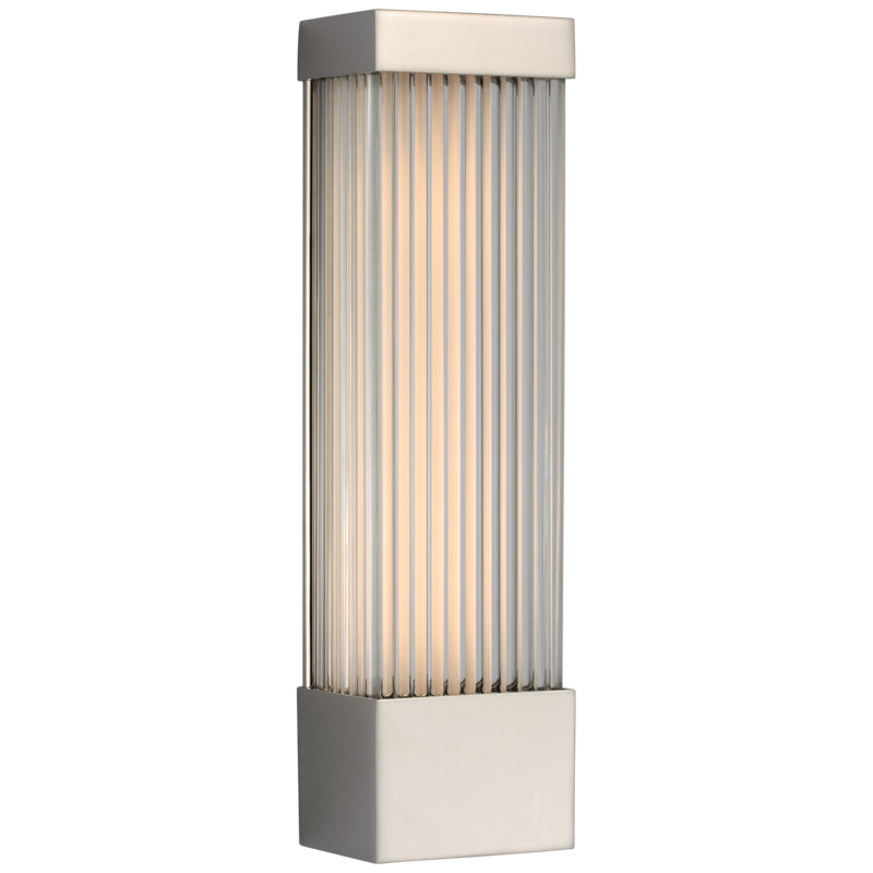 Chapman & Myers Vance 13" Sconce, Polished Nickel