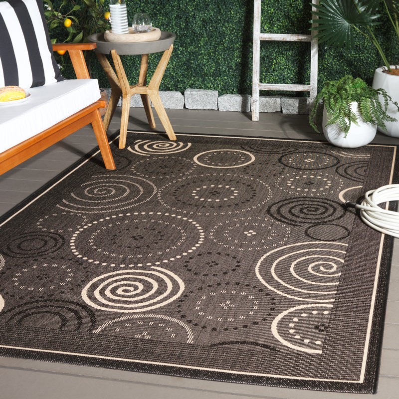 Tapis d'intérieur / extérieur Carole-Louise, Rectangle 5 pi 3 po x 7 pi 7 po