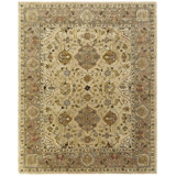 Wool Oriental Area Rug in Beige/Brown